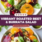 Easy Roasted Beet and Burrata Salad Recipe