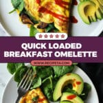 Loaded Breakfast Omelette Recipe