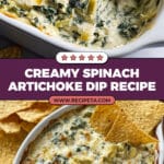 Spinach Artichoke Dip Recipe