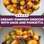 Gnocchi with Creamy Pumpkin Sauce Recipe