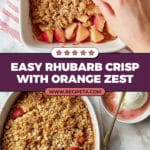 Rhubarb Crisp Recipe