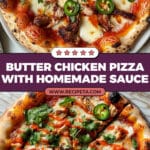 Butter Chicken Pizza Recipe