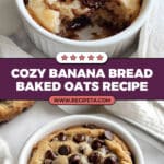 Banana Bread Baked Oats Recipe