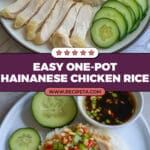 One-pot Hainanese chicken rice Recipe