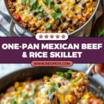 Mexican Beef and Rice Skillet Recipe