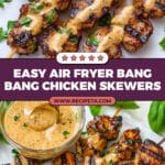 (Air Fryer) Bang Bang Chicken Skewers Recipe