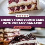 Honeycomb Cherry Cake Recipe