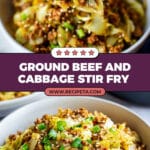 Ground Beef and Cabbage Stir Fry Recipe