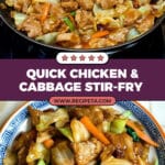 Easy Chicken & Cabbage Stir-Fry with BBQ Sauce Recipe