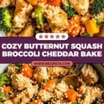 Roasted Butternut Squash Broccoli Cheddar Chicken Couscous Recipe