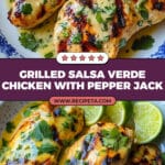 Grilled Salsa Verde Pepper Jack Chicken Recipe