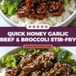 Honey Garlic Ground Beef and Broccoli Stir-Fry Recipe