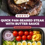 Pan-Seared Steak in Butter Sauce Recipe