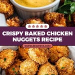 The BEST Crispy Baked Chicken Nuggets Recipe