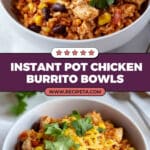 Instant Pot Weeknight Chicken and Rice Burrito Bowls Recipe