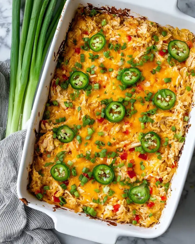 Jalapeño Buffalo Chicken Casserole Recipe