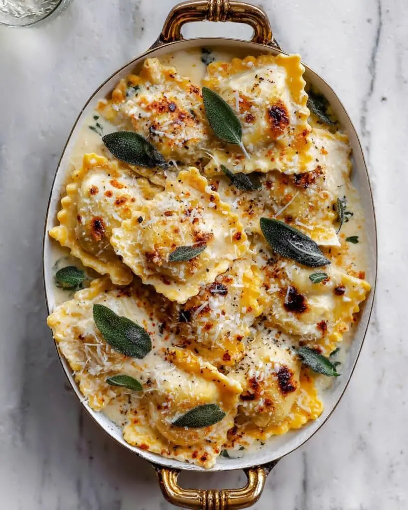 Pumpkin Lasagna Roll-Ups with Crispy Sage Recipe