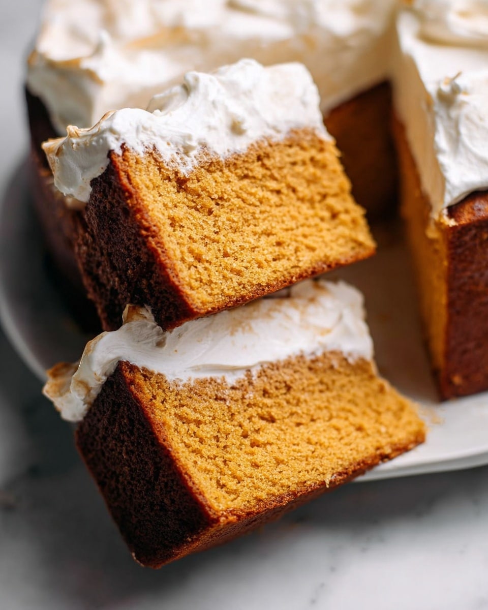 This image shows a close-up of a cheesecake with three visible layers. The bottom layer is a dark brown crunchy crust. The middle layer is a thick, creamy, light orange cheesecake. The top layer is a fluffy white whipped cream spread unevenly over the cheesecake. There is a white marbled surface and the cheesecake sits on a white plate. Photo taken with an iphone --ar 4:5 --v 7