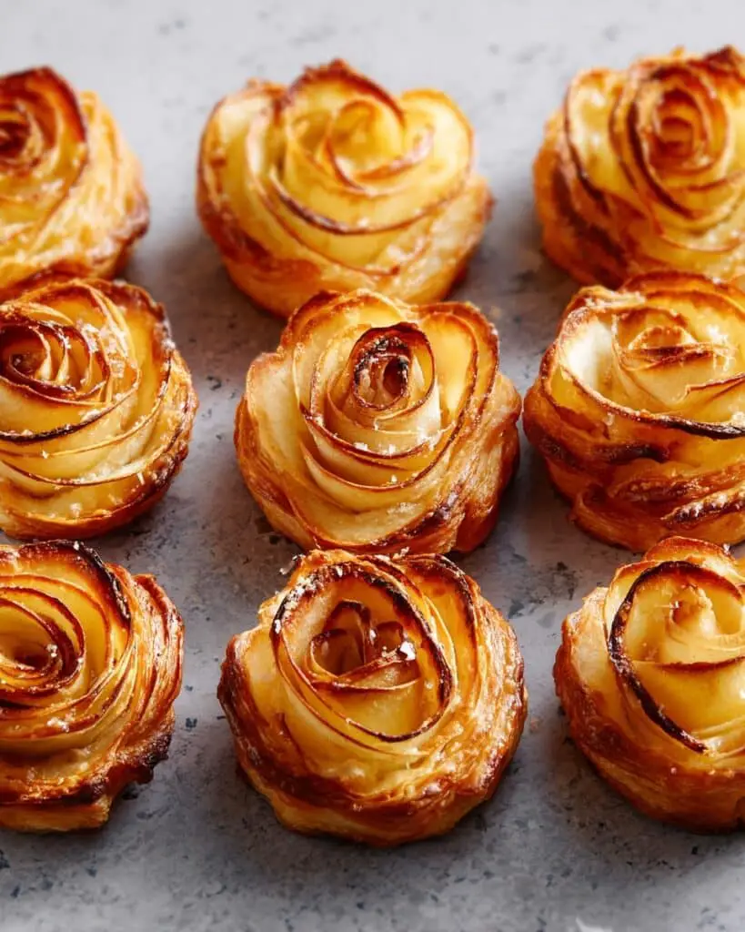 Apple Roses with Puff Pastry Recipe