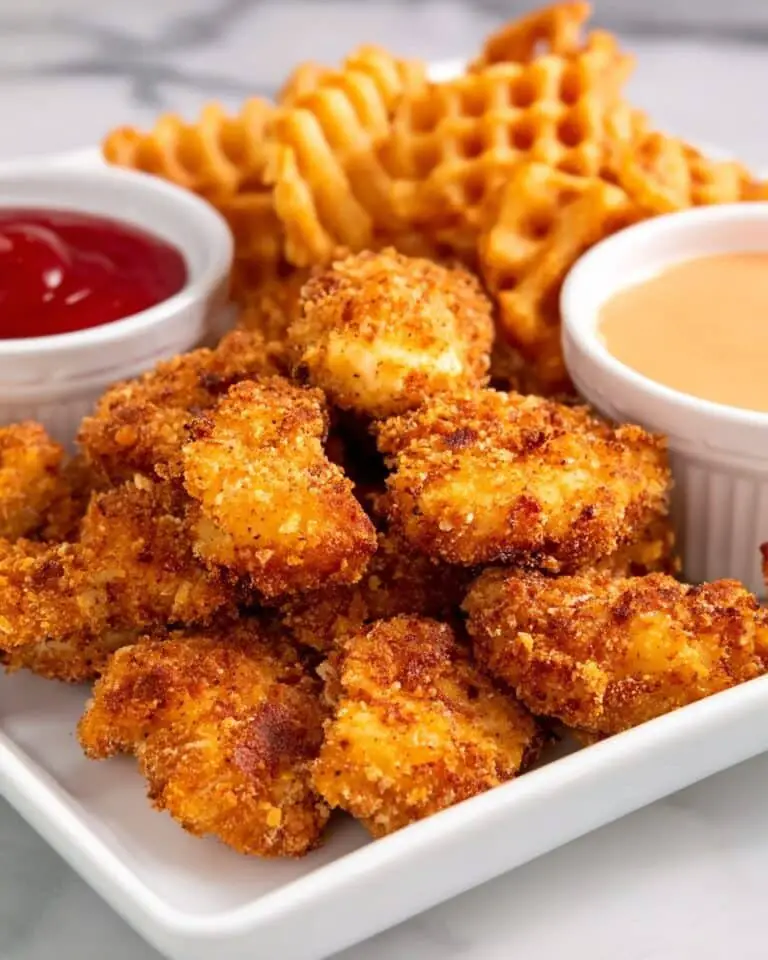 Homemade Chicken Nuggets with Toasted Panko Breadcrumbs Recipe