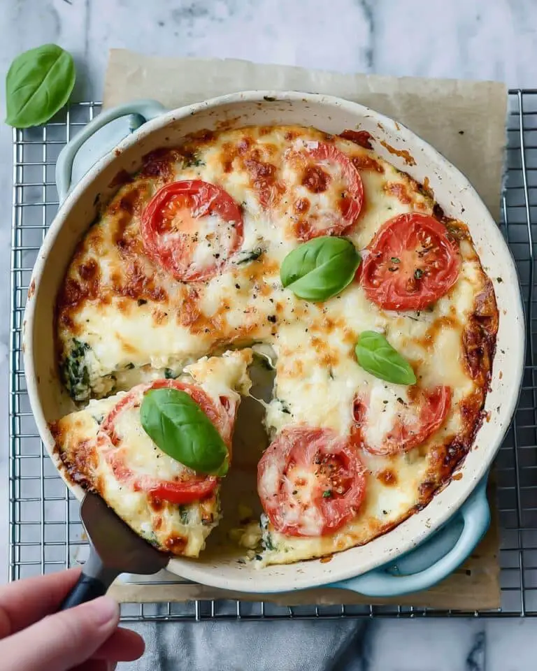 Crustless Southern Tomato Pie Recipe