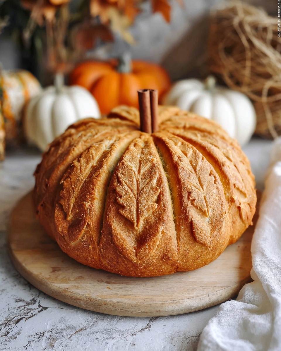 Pumpkin-Shaped Bread Loaf Recipe