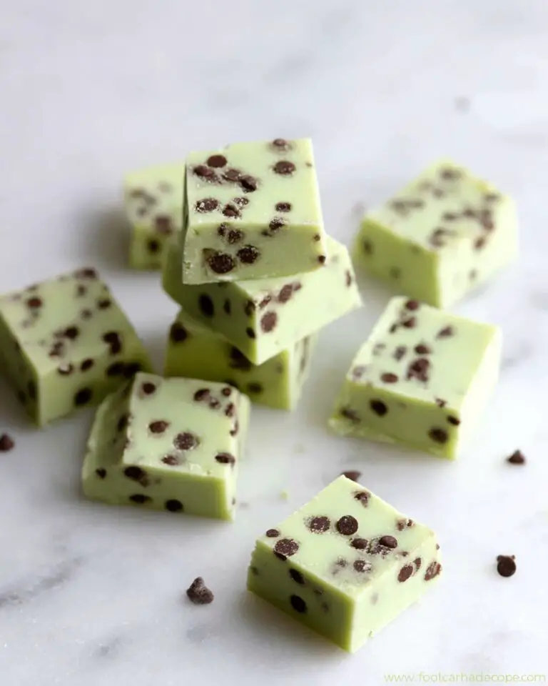Mint Chocolate Chip Fudge Recipe