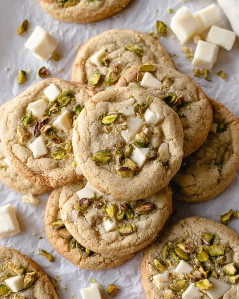 White Chocolate Pistachio Cookies Recipe