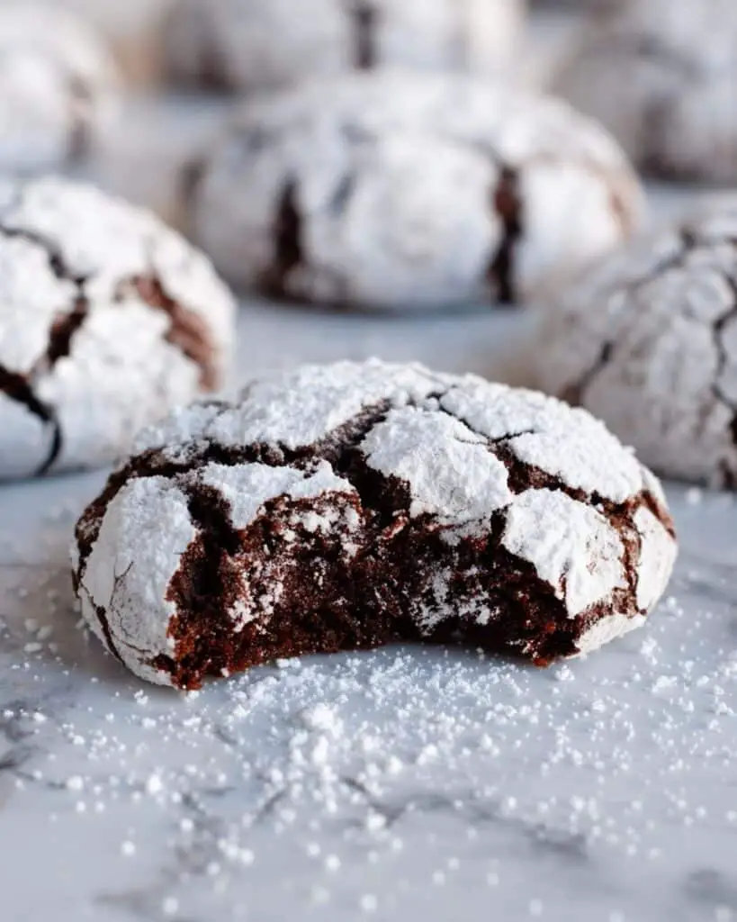 Easy Chocolate Crinkle Cookies Recipe