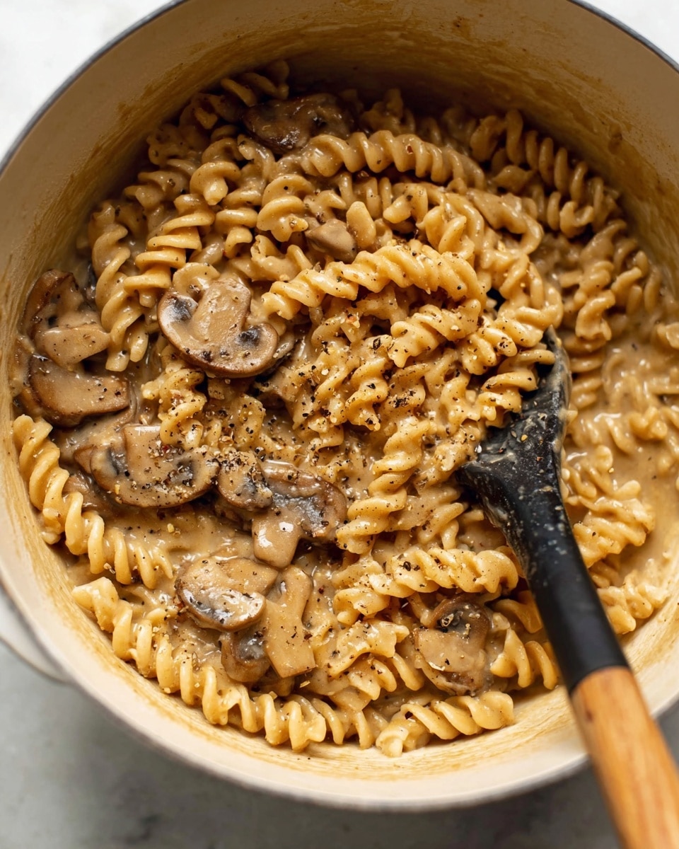 Vegan Mushroom Stroganoff with White Wine Cashew Cream Recipe