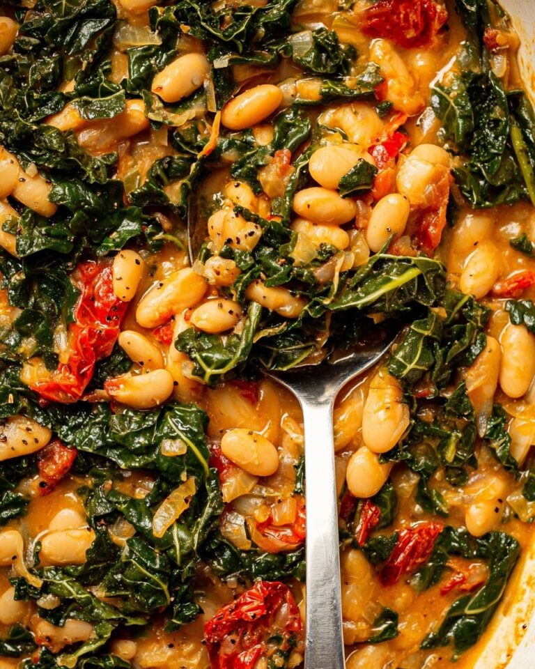 Braised White Beans and Greens with Lemon and Herbs Recipe