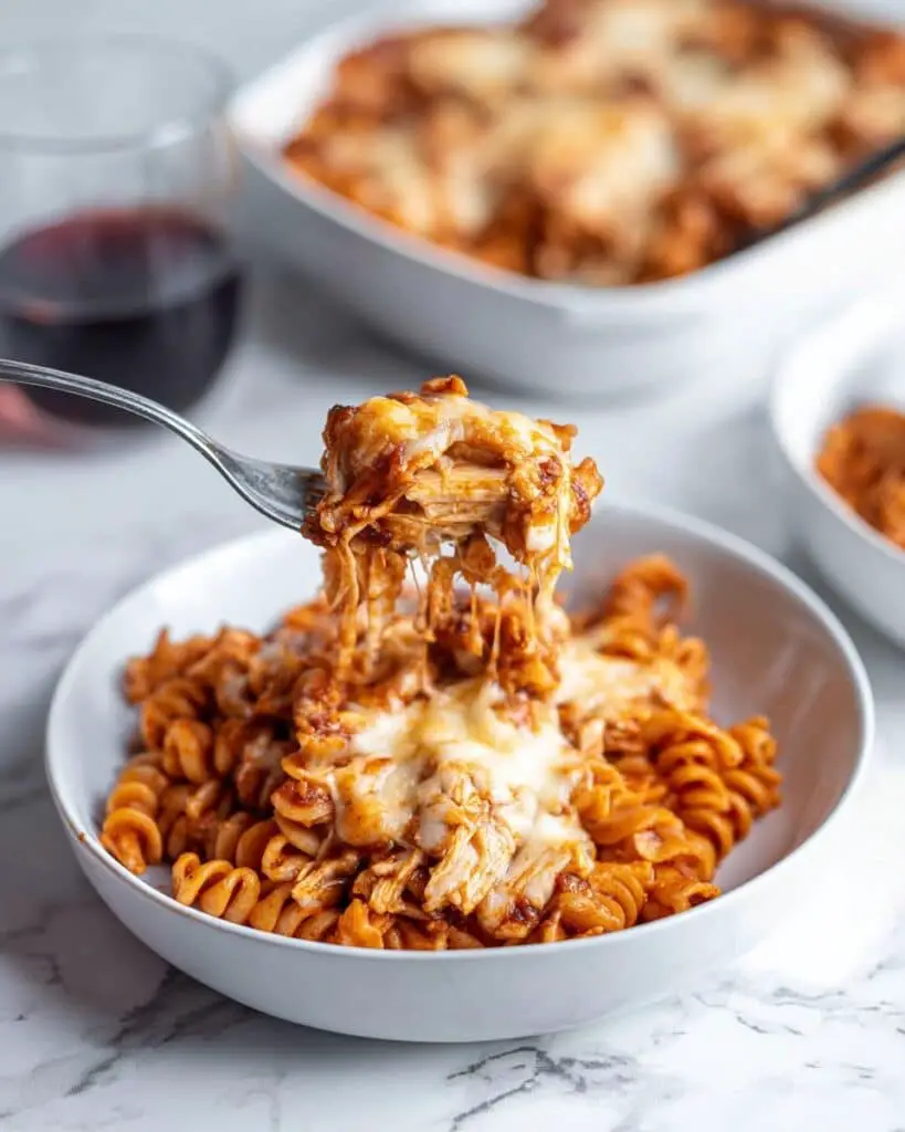 Creamy Cheesy Turkey Casserole with Pasta Recipe
