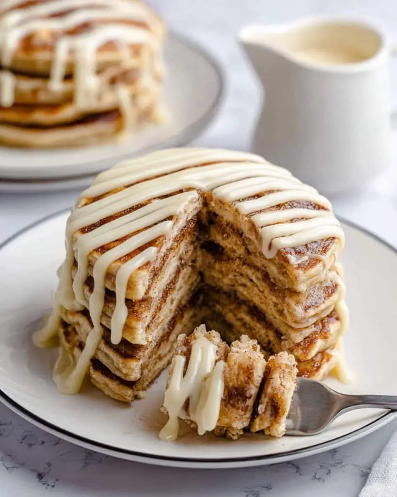 Cinnamon Roll Pancakes Recipe