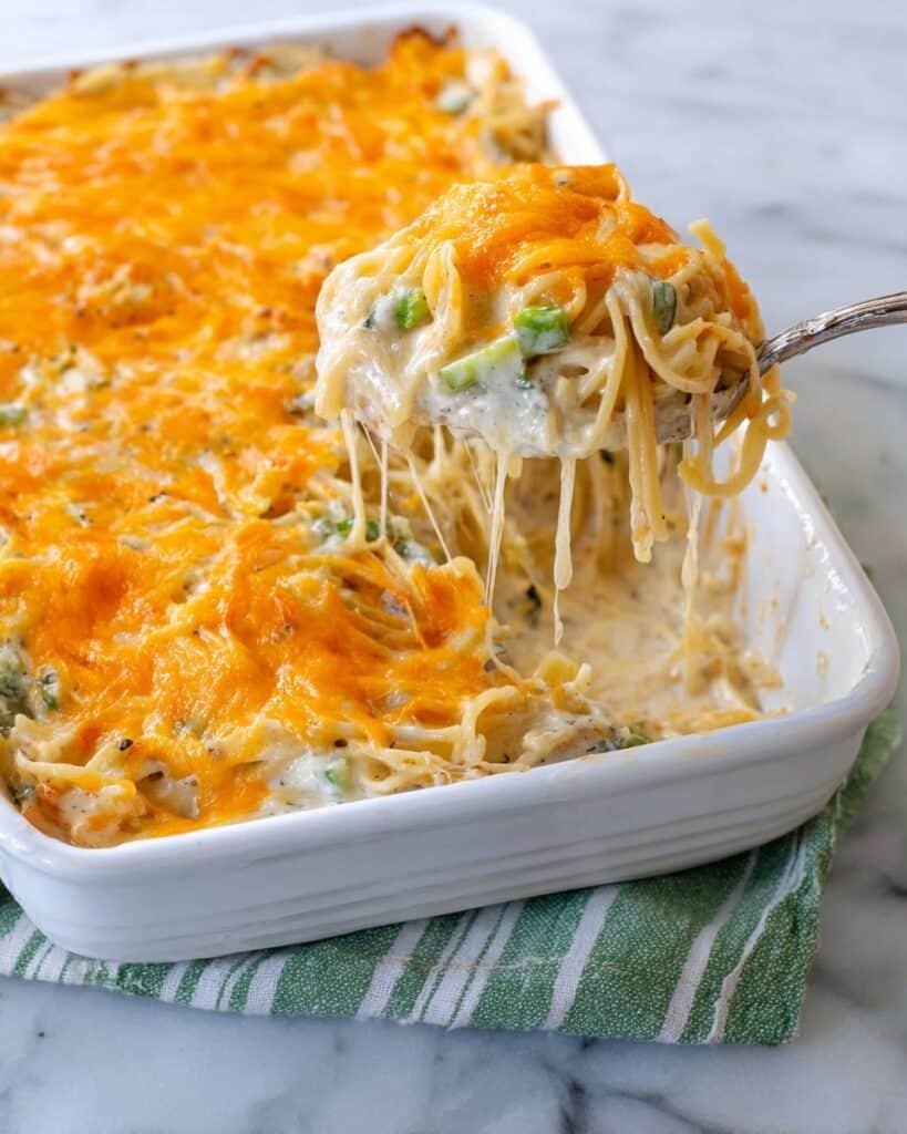 Creamy Turkey Tetrazzini Bake Recipe