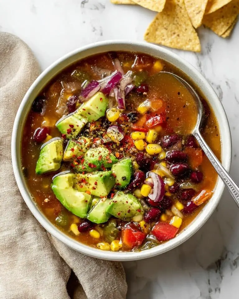Quick Vegan Mexican Bean Soup Recipe