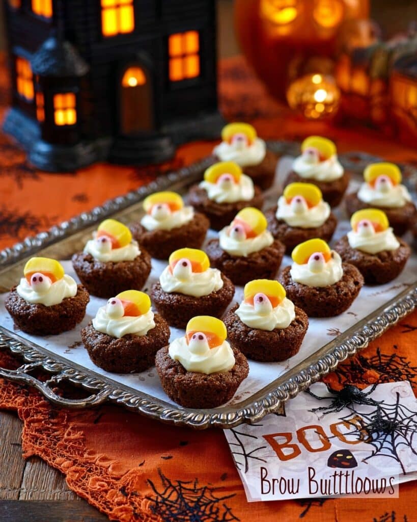 Boo-tiful Halloween Brownie Bites Recipe
