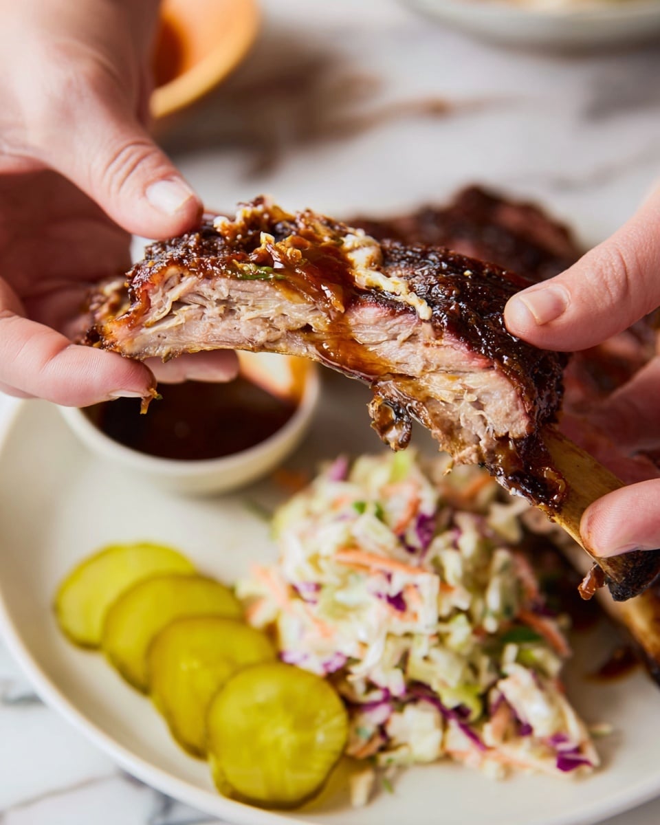 Easy Slow Cooker BBQ Ribs Recipe - Recipe Image