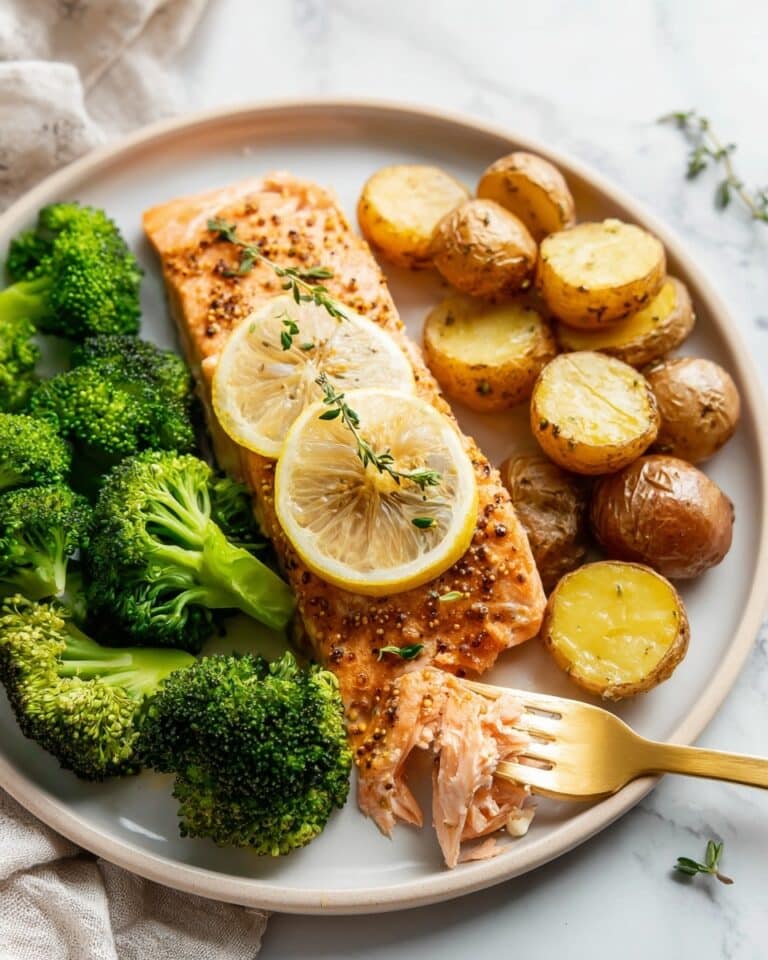 Honey Mustard Sheet Pan Salmon Recipe