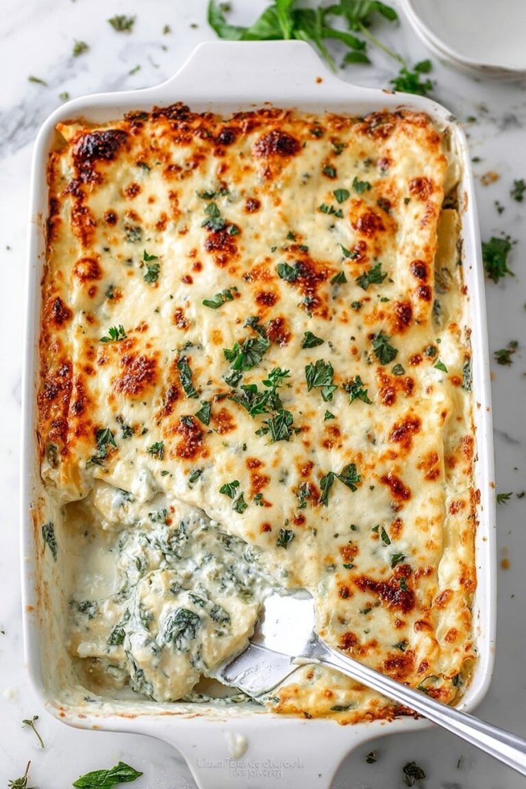 Easy Chicken Alfredo Lasagna Recipe