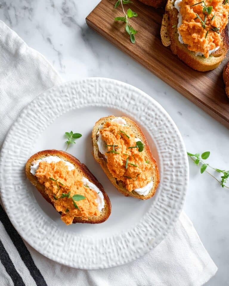 Butternut Squash Crostini with Sweet Shallot Jam and Fresh Mint Recipe