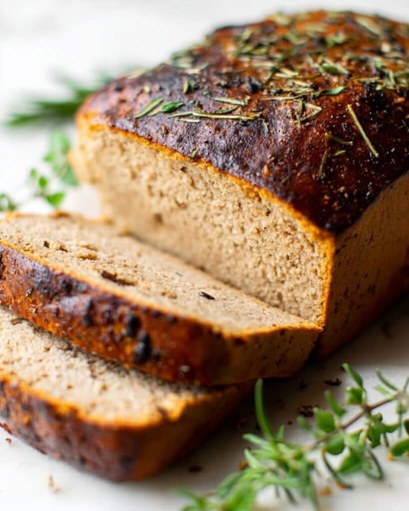 Vegan Chickpea “Turkey” Roast with Savory Herbs Recipe