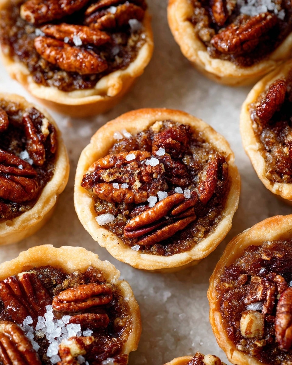 A white scalloped plate is filled with a pile of small round pastries. Each pastry has two layers: a light golden flaky dough base that looks soft and airy, topped with a rich brown filling made of pieces of nuts that are glossy from a syrupy glaze. The filling spreads evenly on top, showing crunchy nut textures and a slightly caramelized surface. The pastries are closely stacked together, giving a warm and inviting look. The scene is set on a white marbled surface with a hint of a dark red cloth in the corner. photo taken with an iphone --ar 4:5 --v 7