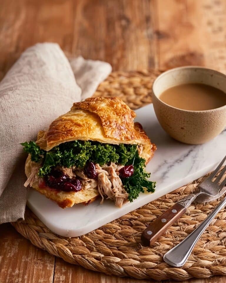 Yorkshire Pudding Wrap with Roast Chicken, Stuffing, Cranberry Sauce, and Gravy Recipe