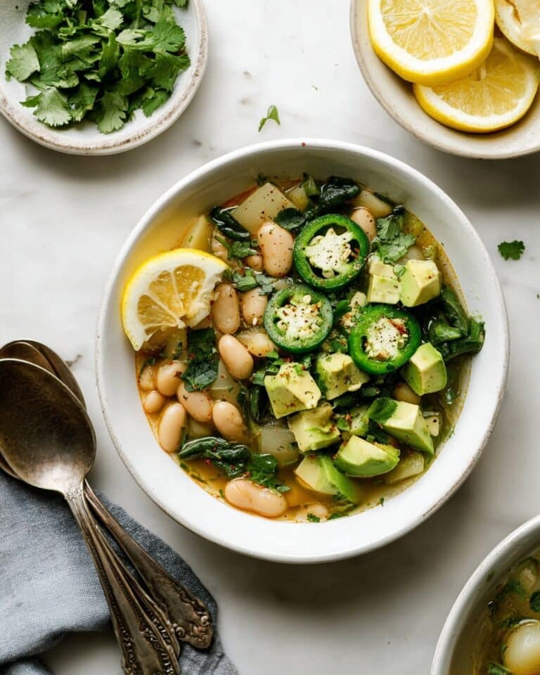 Green Chile Bean Stew in Slow Cooker Recipe