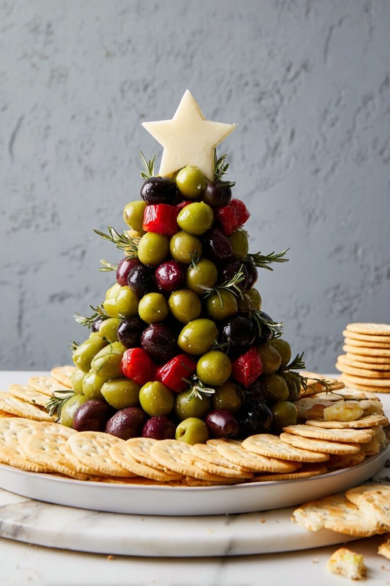 Festive Cheese Ball Christmas Tree Recipe