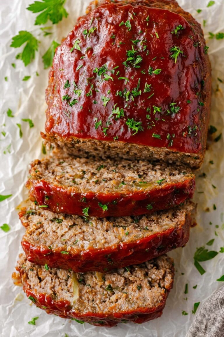 Classic Meatloaf with Tangy Glaze Recipe