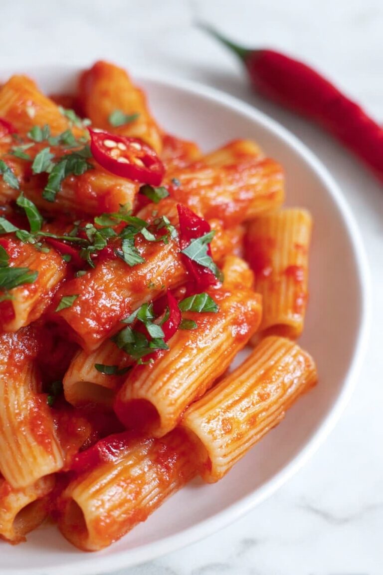 Spicy Penne Arrabbiata Pasta Recipe