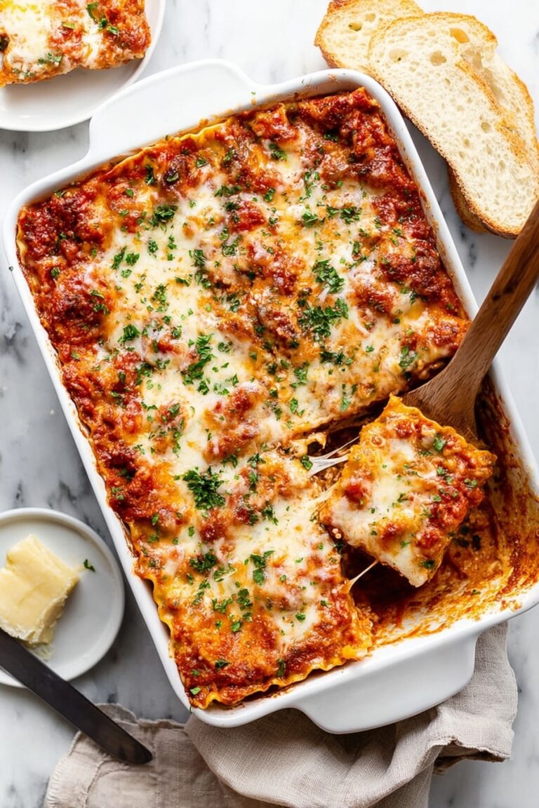 Cheesy Lasagna Roll Ups with Meat Sauce Recipe