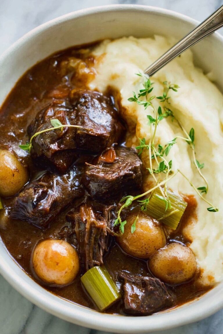 Classic Beef Stew with Red Wine Recipe