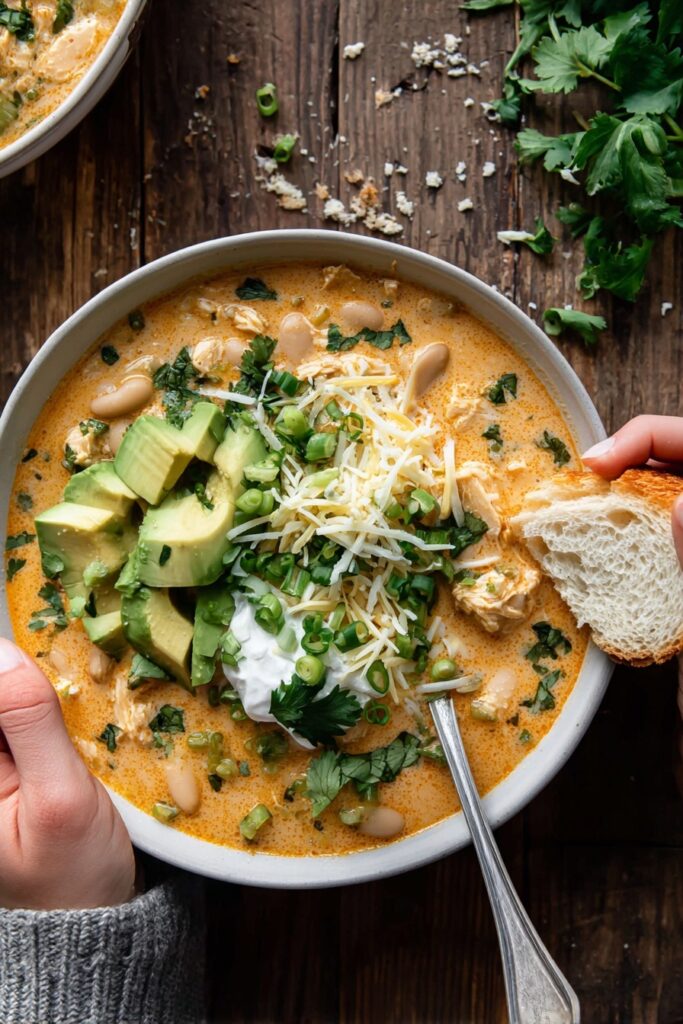 Creamy Chicken Chili Recipe